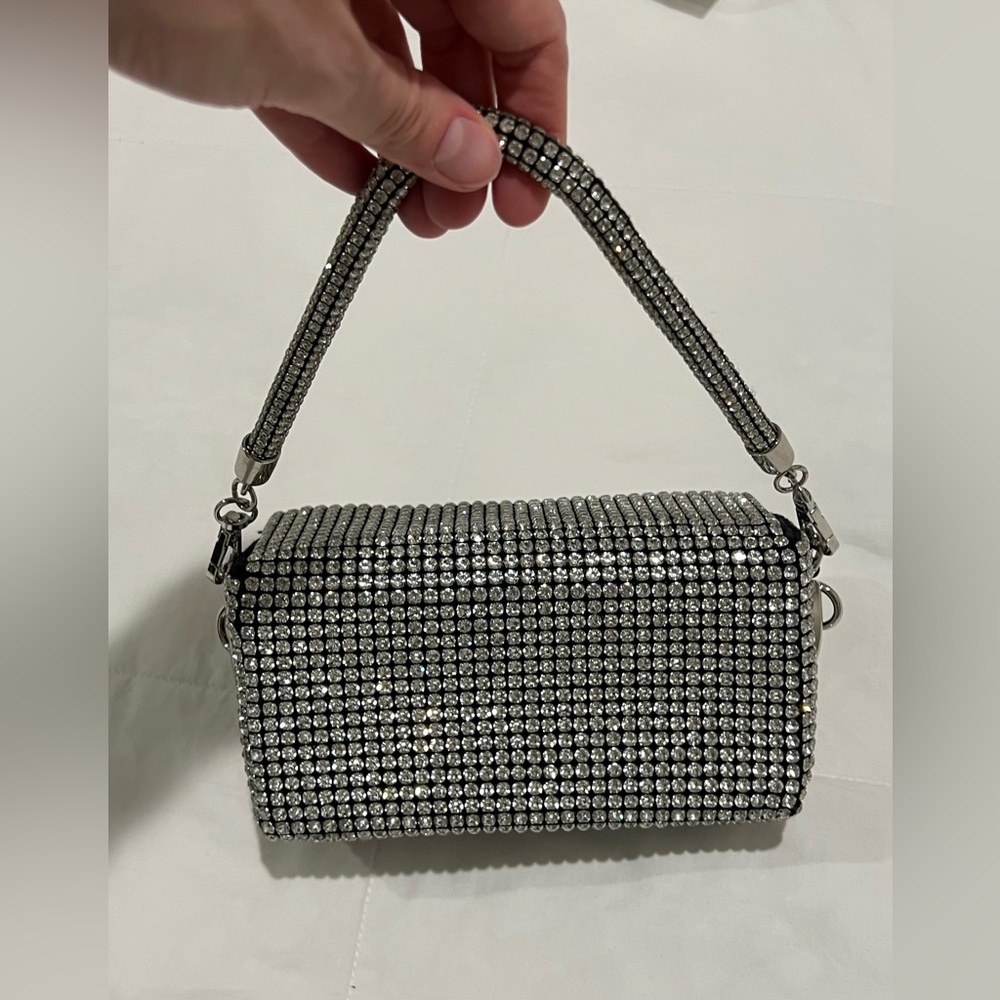 GIARITÉ Rio Silver Rhinestone Bag - Picture 9 of 15